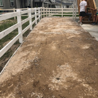 2035 Before Turf Backyard