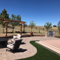 2024 Turf Built In Grill Pergola