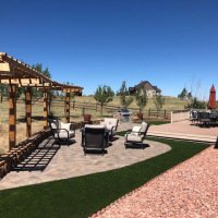 2023 Turf Pergola Paver Patio Grill After