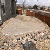 2051 Side Yard Turf Before